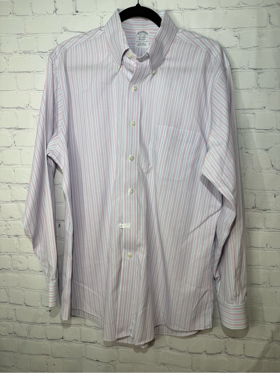 Brooks Brothers Other - Brooks Brothers Classic The Original Polo size 16 1/2-34 blue & pink striped